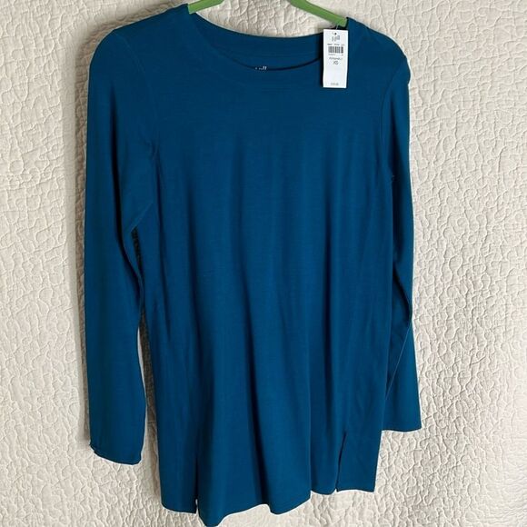 NWT J.Jill Luxe Supima Forward Seam Tunic - Picture 1 of 5